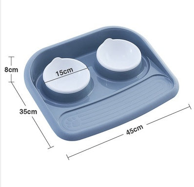 Anti-skid Anti-tip Eating Dual-purpose Feeder & stand.