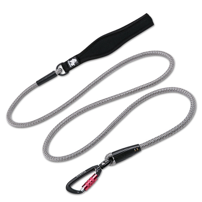 Heavy-Duty Braided Rope Dog Lead – 180cm Walking Leash (S/M/L Sizes)