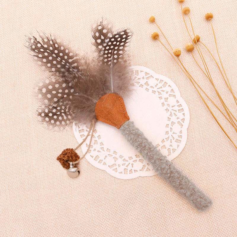Catnip Chew Toys With Feather For Cats