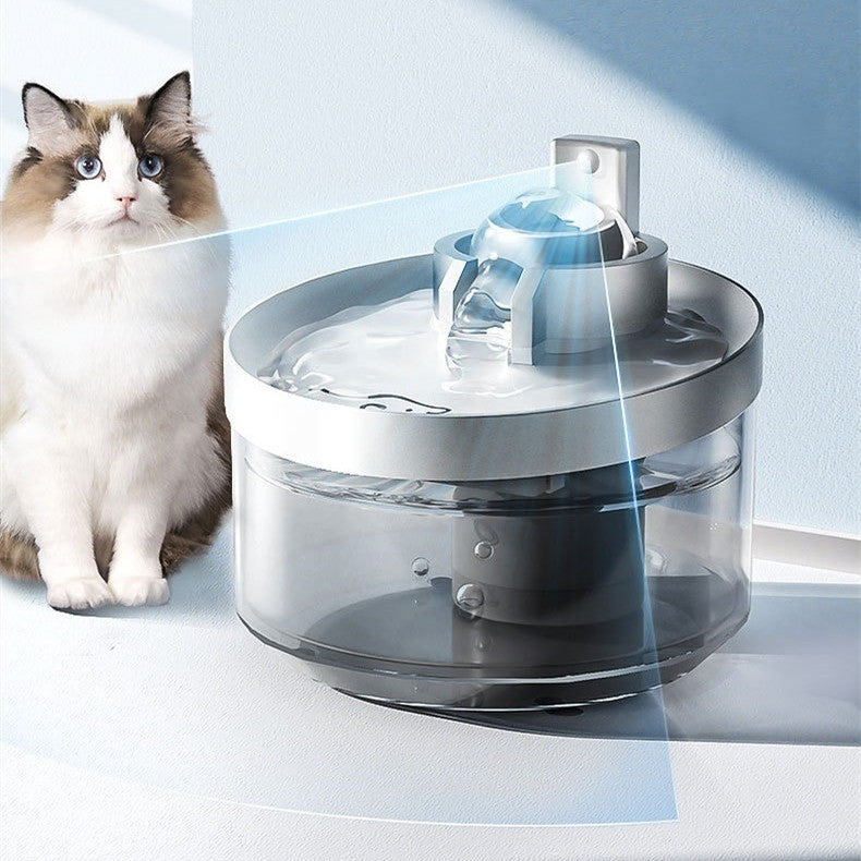 Wireless Cat Water Fountain – Automatic Induction Pet Drinking Dispenser