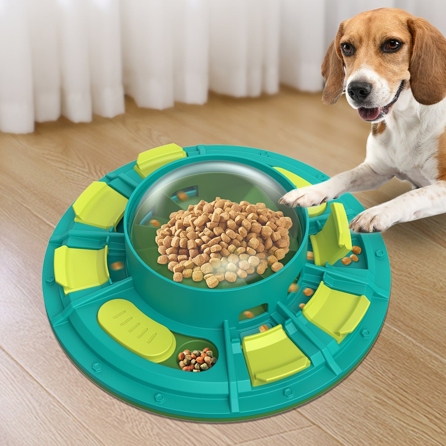 Interactive Dog Puzzle Feeder Toy – IQ Training & Slow Feeding Treat Dispenser