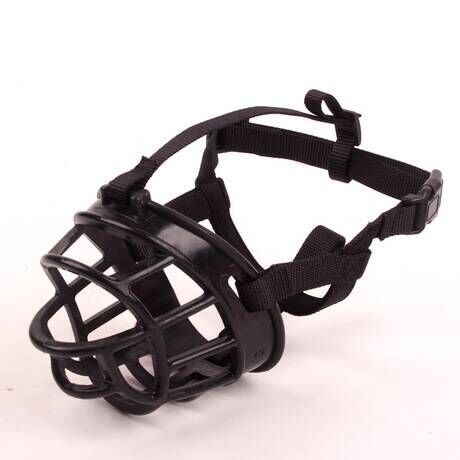 Adjustable Soft Silicone Dog Muzzle with Breathable Comfort Fit