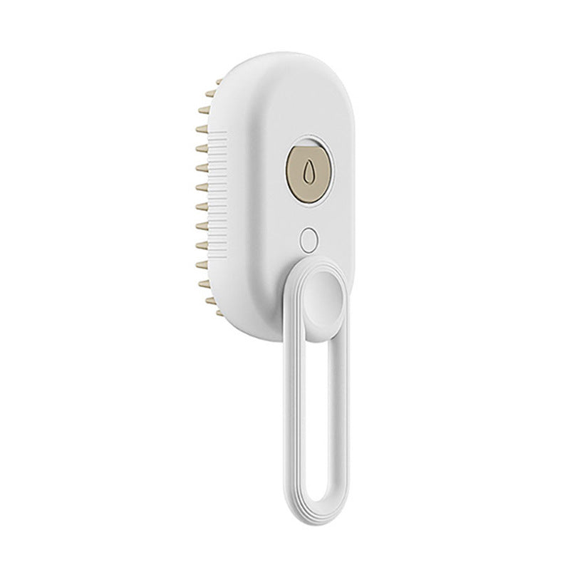 3-in-1 Steam Pet Grooming Brush – Electric Spray Deshedding & Massage Comb for Dogs & Cats