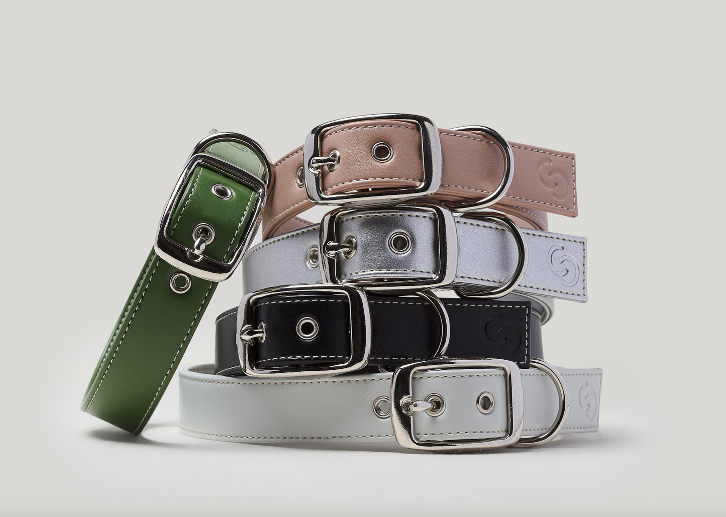 Luxury Vegan Apple Leather Dog Collar – British Handmade Ethical Pet Collar