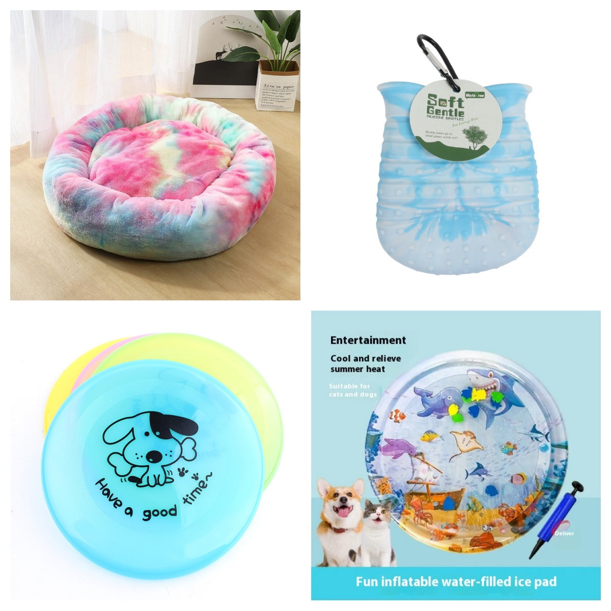 Silicone Flying Disc Dog Toy – Interactive Fetch & Training Frisbee (20cm)