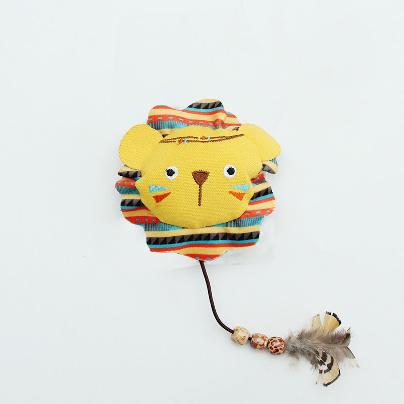 Bite Resistant Catnip Jungle Animal Toys for Cats & Kittens.