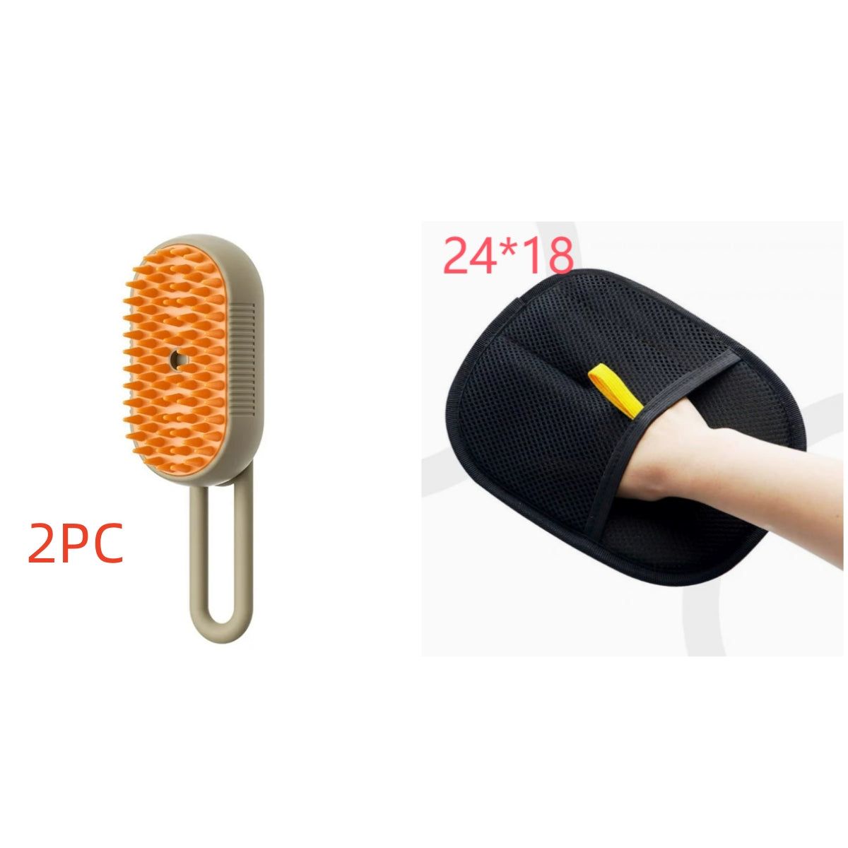 3-in-1 Steam Pet Grooming Brush – Electric Spray Deshedding & Massage Comb for Dogs & Cats