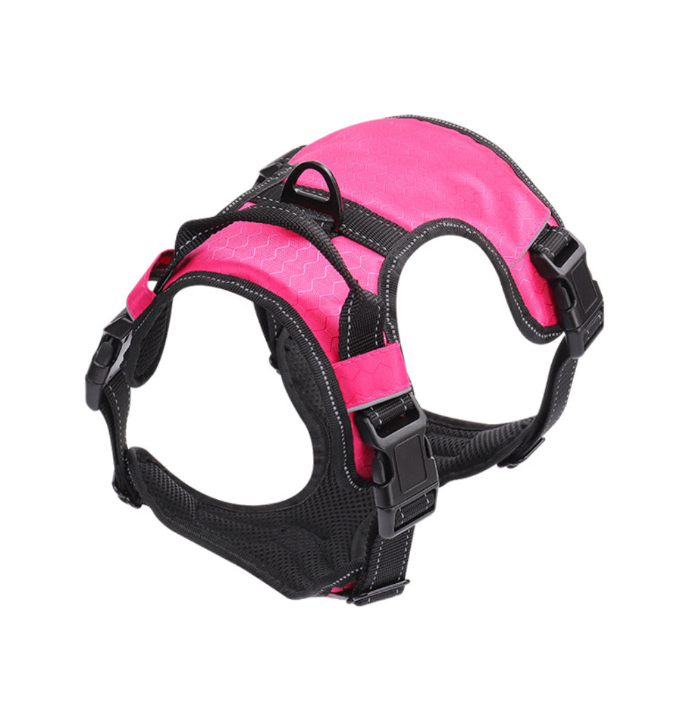 Adjustable Nylon Dog Chest Harness – Comfortable Pet Walking Harness for Dogs