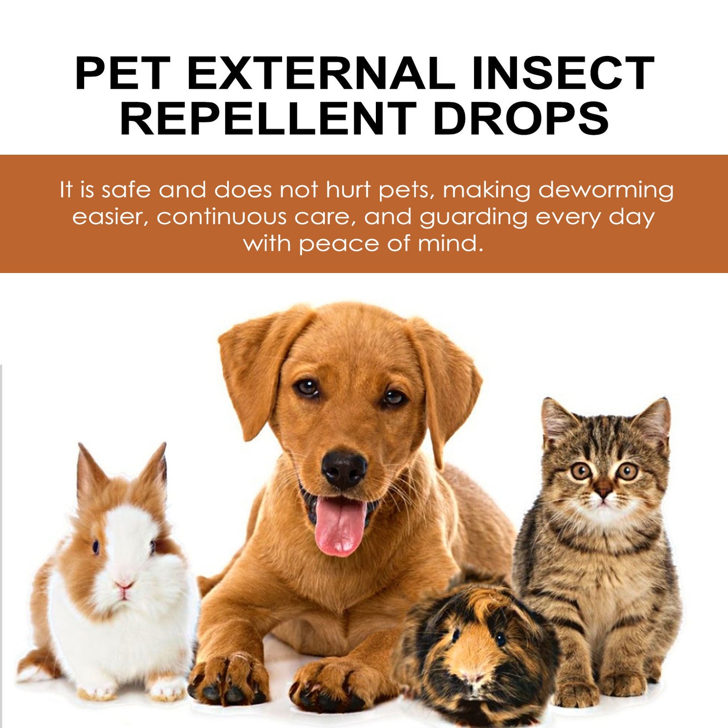 Yegbong Flea & Tick Repellent Drops for Pets