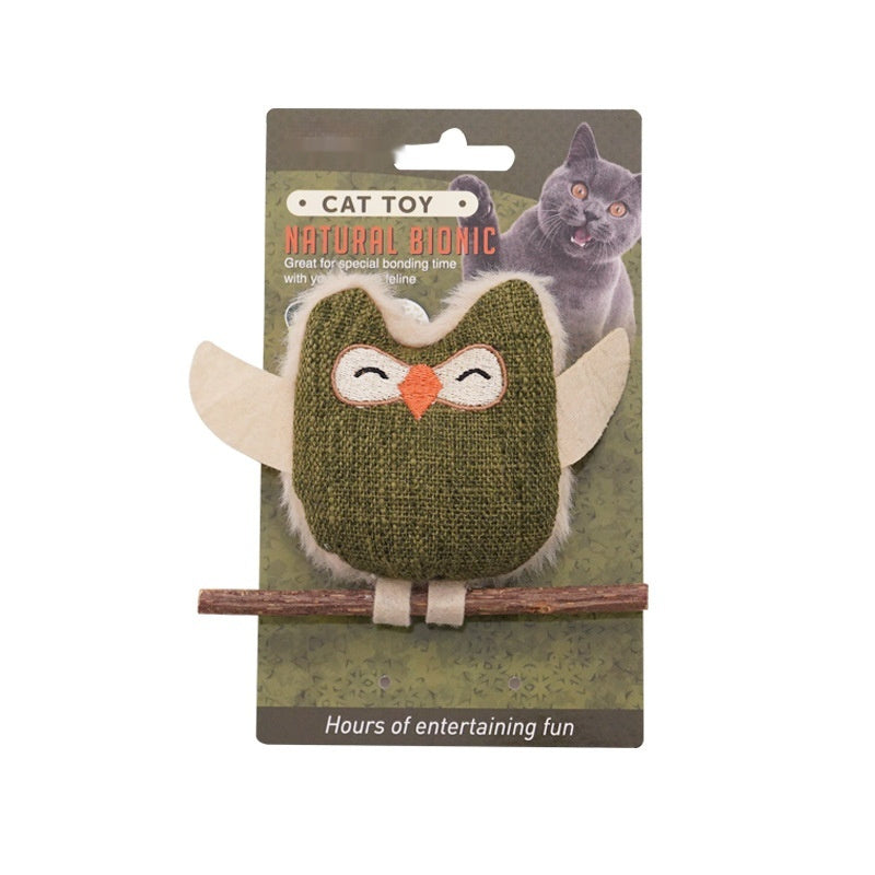 Catnip Feather or bird Teething Stick For Cats & Kittens
