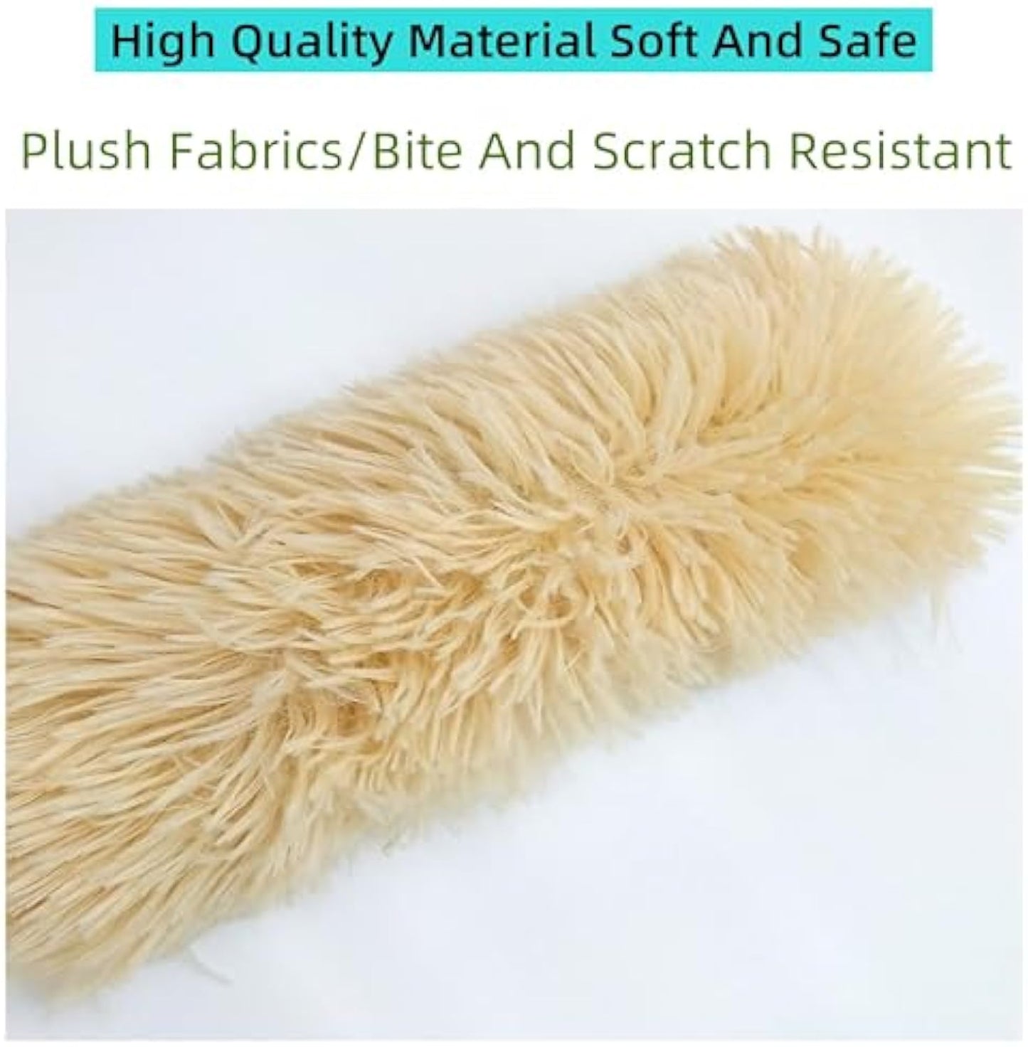 Interactive Cat Pillow with Crinkle Sound & Catnip.