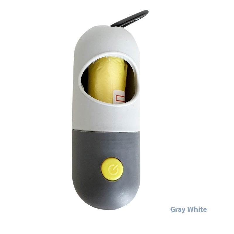 Portable Dog Waste Bag Dispenser – Leak-Proof Poop Bag Holder with Night-Use Design
