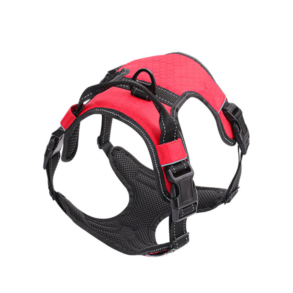 Adjustable Nylon Dog Chest Harness – Comfortable Pet Walking Harness for Dogs