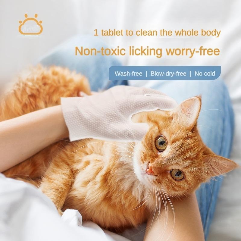 Pet Grooming & Cleaning Wipes for Dogs & Cats – Deodorising Coconut Oil Daily Care Wipes