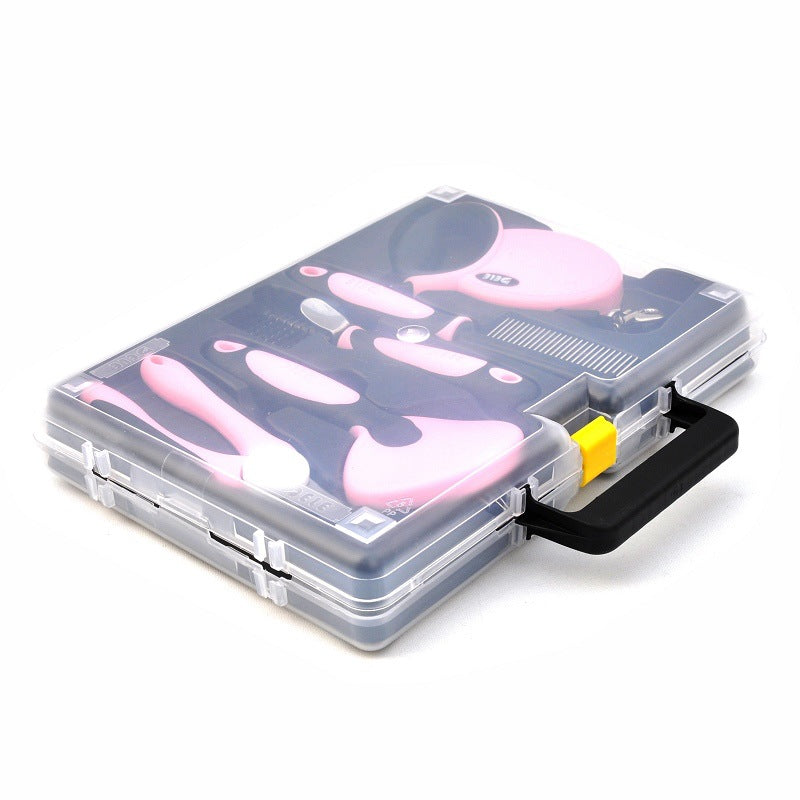 Dog Grooming & Traction Kit Set – 6-in-1 Pet Grooming Tools with Storage Box