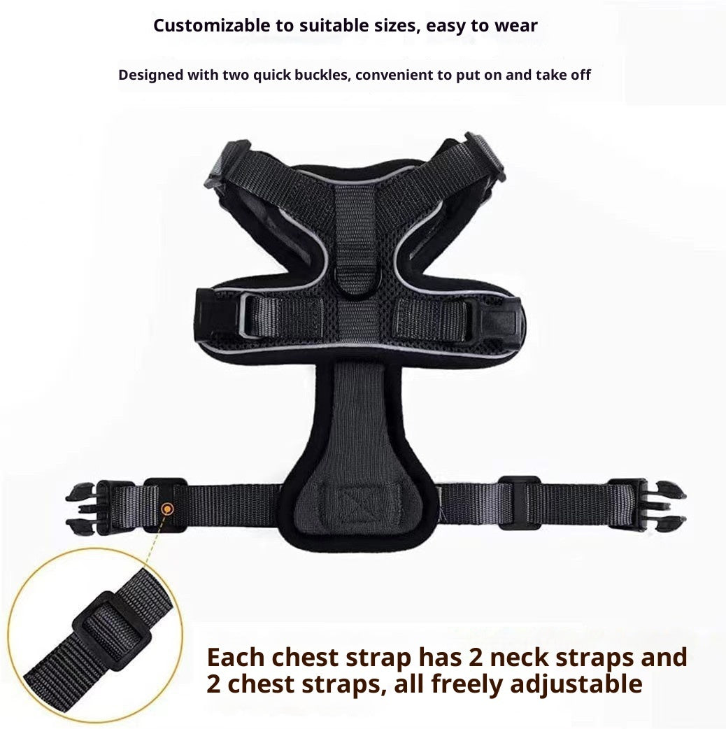 Adjustable Anti-Escape Cat Leash & Harness Set For Secure Outdoor Walks
