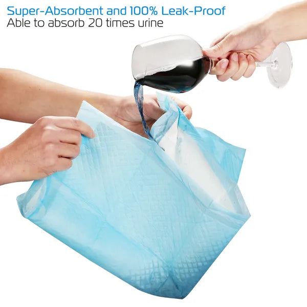 50 Pack Super Absorbent Puppy Training Pads 24x18 – Quick Dry Leak-Proof Pet Toilet Pads
