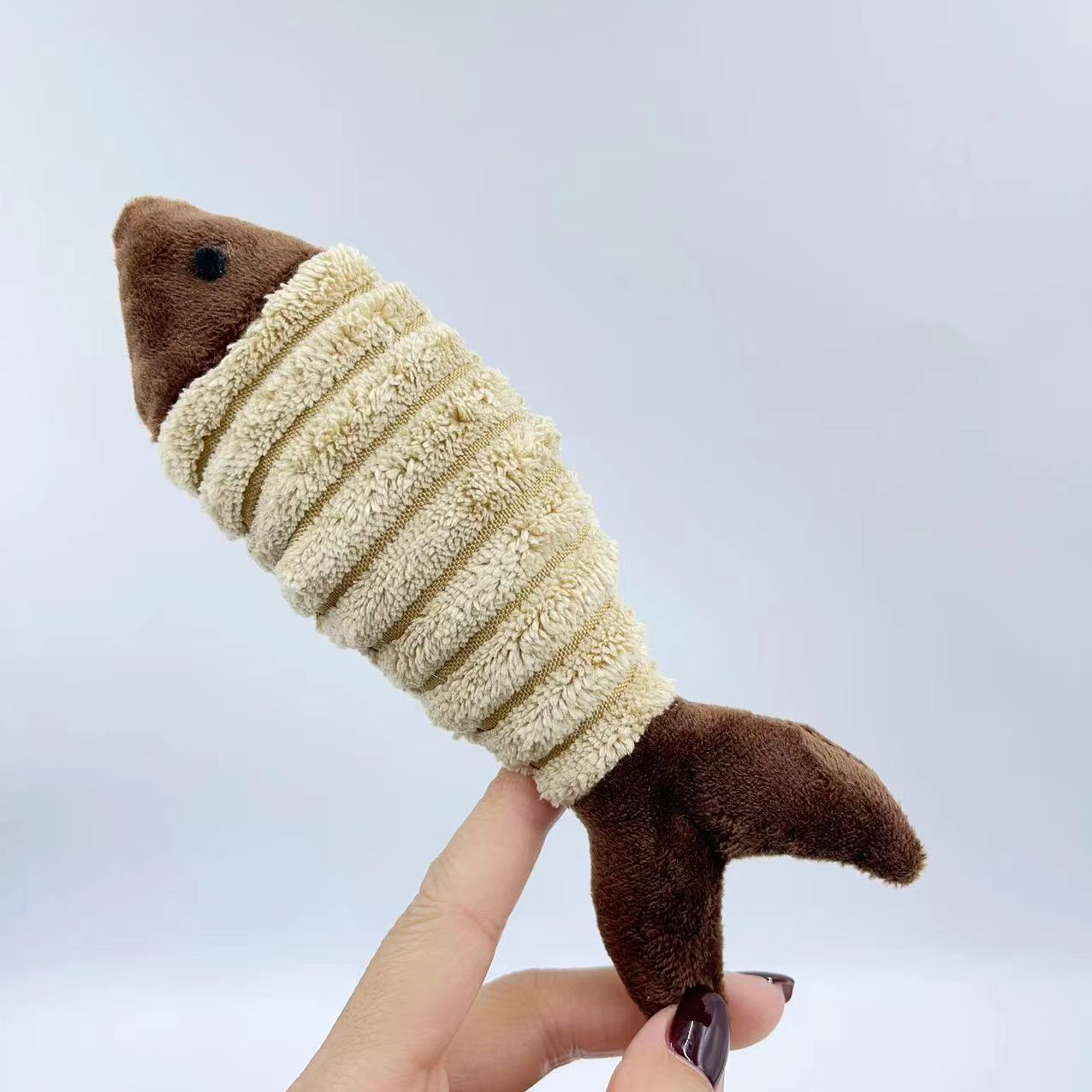 Plush Catnip Fish Cat Toy – Soft Interactive Plush Toy for Indoor Cats