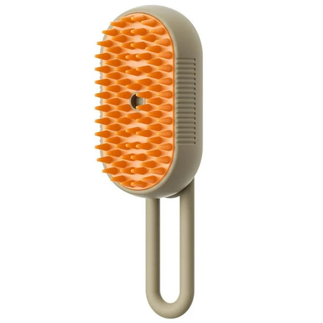 3-in-1 Steam Pet Grooming Brush – Electric Spray Deshedding & Massage Comb for Dogs & Cats