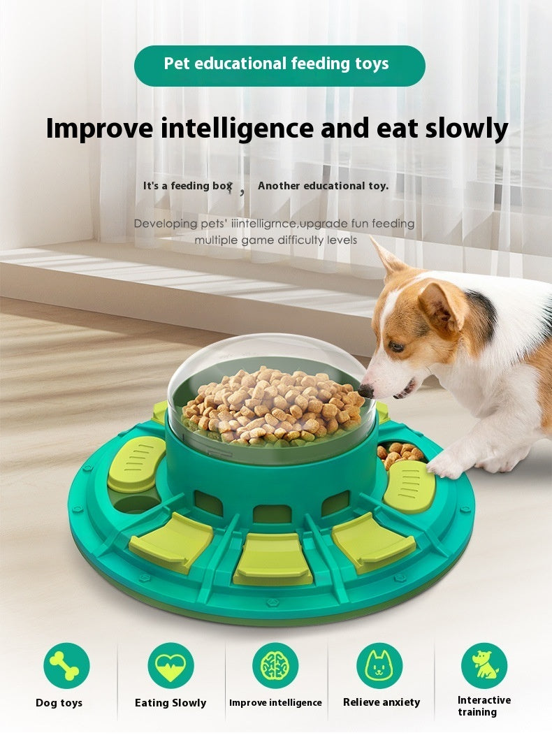 Interactive Dog Puzzle Feeder Toy – IQ Training & Slow Feeding Treat Dispenser